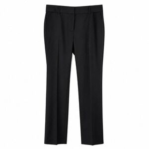 J.Crew City Fit Wool Dress Pants Women 6 Black Straight Leg Career